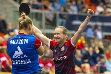 Hana Matelová s Barborou Balážovou