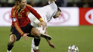 Utkání Španělsko - USA