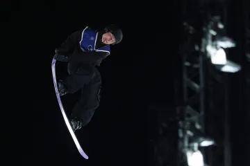 Jakub Hroneš v kvalifikaci big air na olympijských hrách