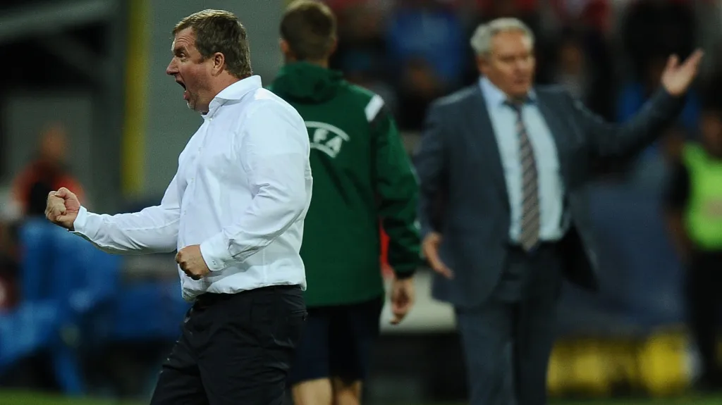 Pavel Vrba neskrýval radost z vítězství nad Kazachstánem