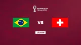 Záznam utkání Brazílie – Švýcarsko
