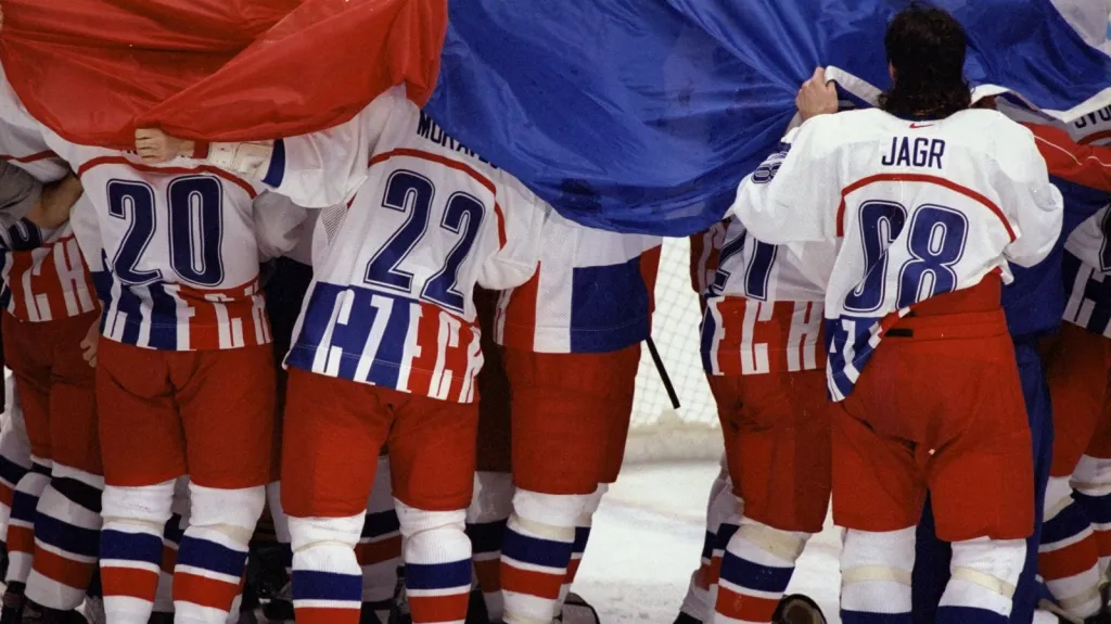 Čeští hokejisté v Naganu