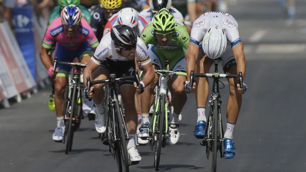 Marcel Kittel dokázal přespurtovat Marka Cavendishe a slaví třetí vítězství na letošní Tour