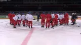 Hokejová reprezentace už trénuje v O2 areně