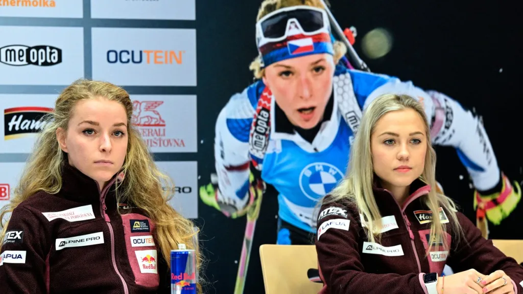 Markéta Davidová (vlevo) a Tereza Voborníková