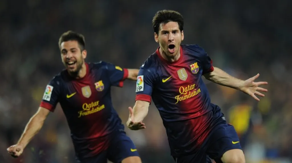 Messi se raduje z gólu