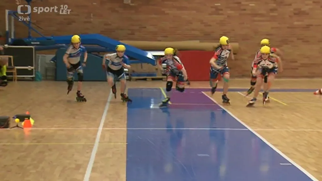 In-line bruslaři závodili v Nymburku