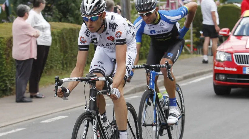 Jean-Marc Bideau s Janem Bártou ve třetí etapě Tour