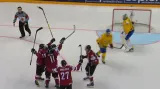 Gól v utkání Švédsko - Lotyšsko: Sotnieks - 1:1 (53. min.)