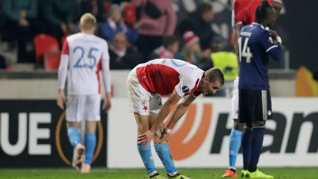 Tomáš Souček ze Slavie po utkání s Kodaní