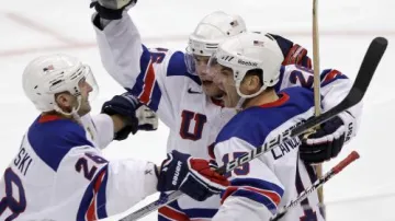 Radost amerických hokejistů