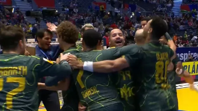 Závěr zápasu Švédsko – Brazílie