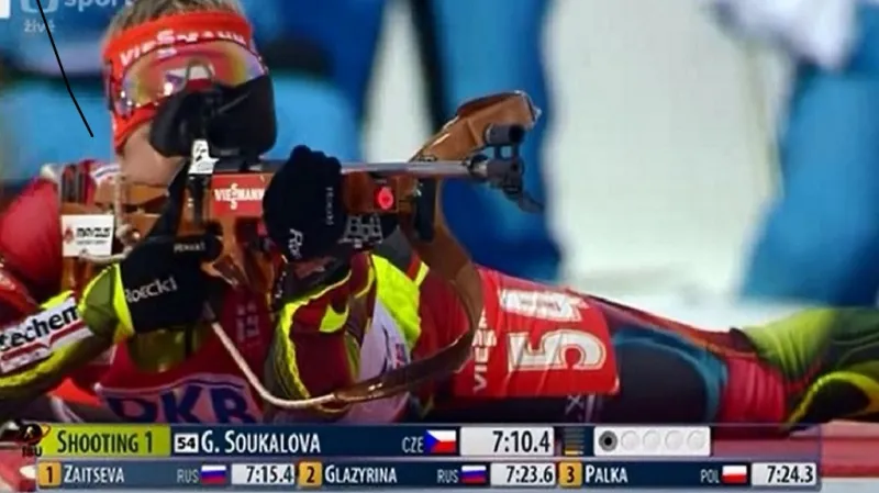 1. střelba Gabriely Soukalové