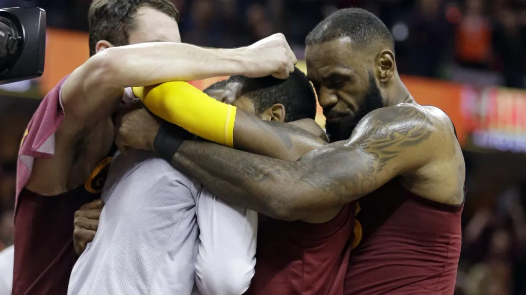 Radost hráčů Clevelandu