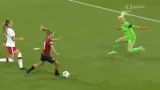 Gól v utkání Polsko - Česko: 0:2 - Dubcová (71. min.)