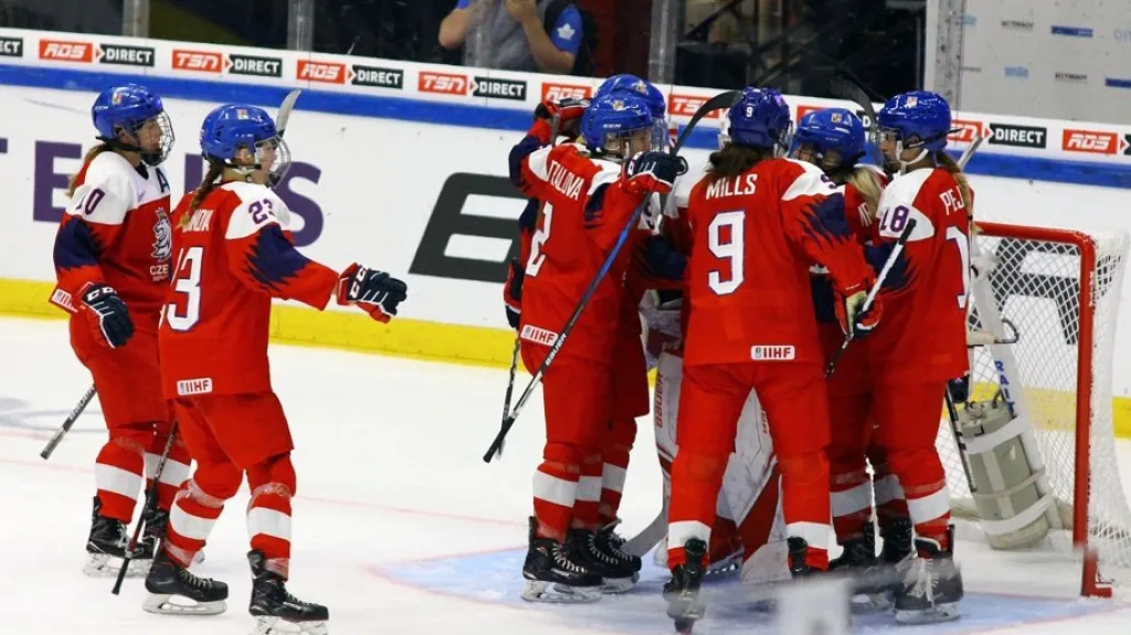 Radost českých hokejistek na MS