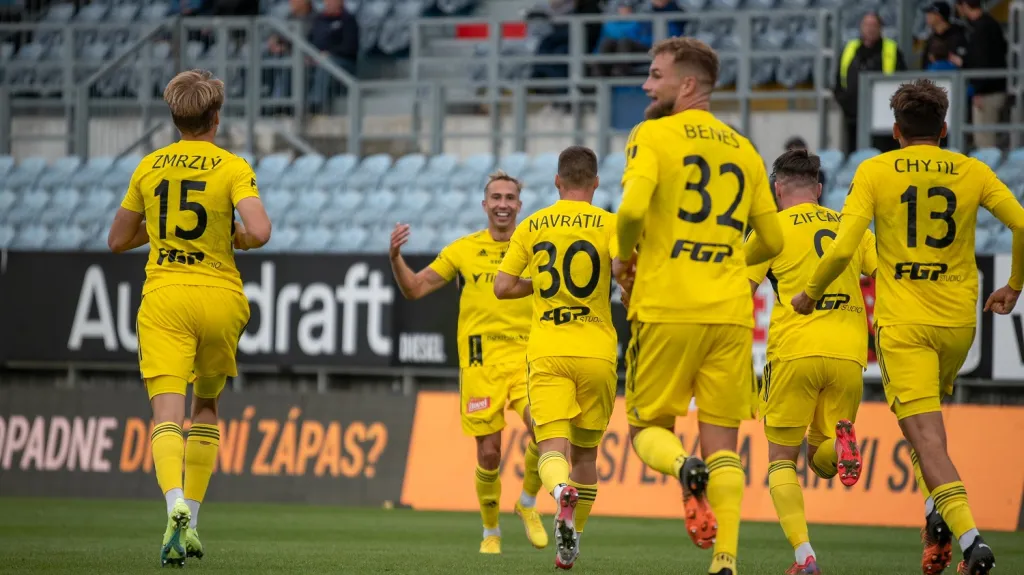 Radost fotbalistů Olomouce