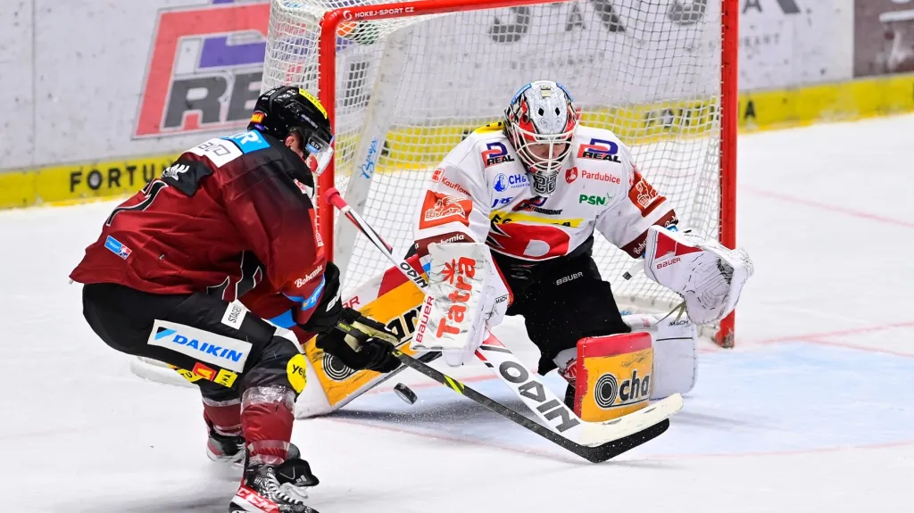 Utkání Pardubice - Sparta