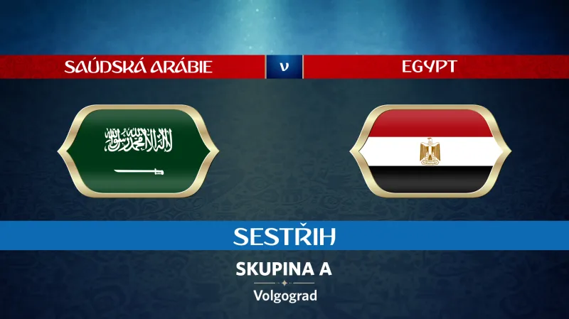 Sestřih utkání Saúdská Arábie - Egypt
