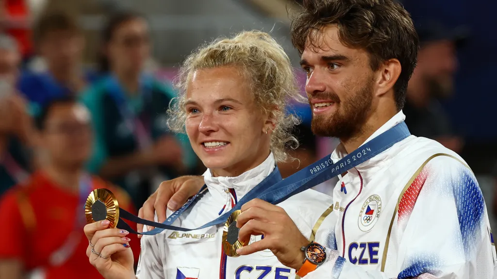Kateřina Siniaková a Tomáš Macháč