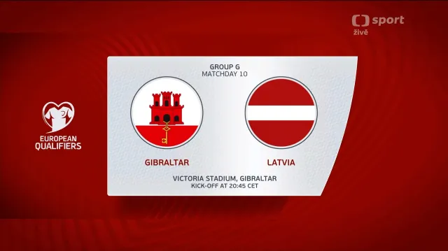 Sestřih utkání Gibraltar – Lotyšsko