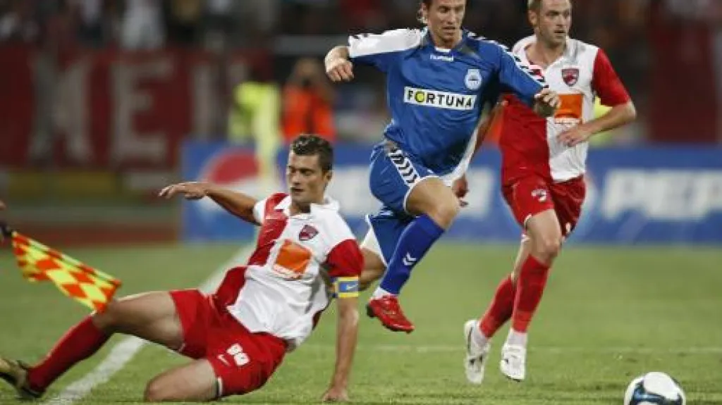 Utkání FC Slovan Liberec -Dinamo Bukurešť
