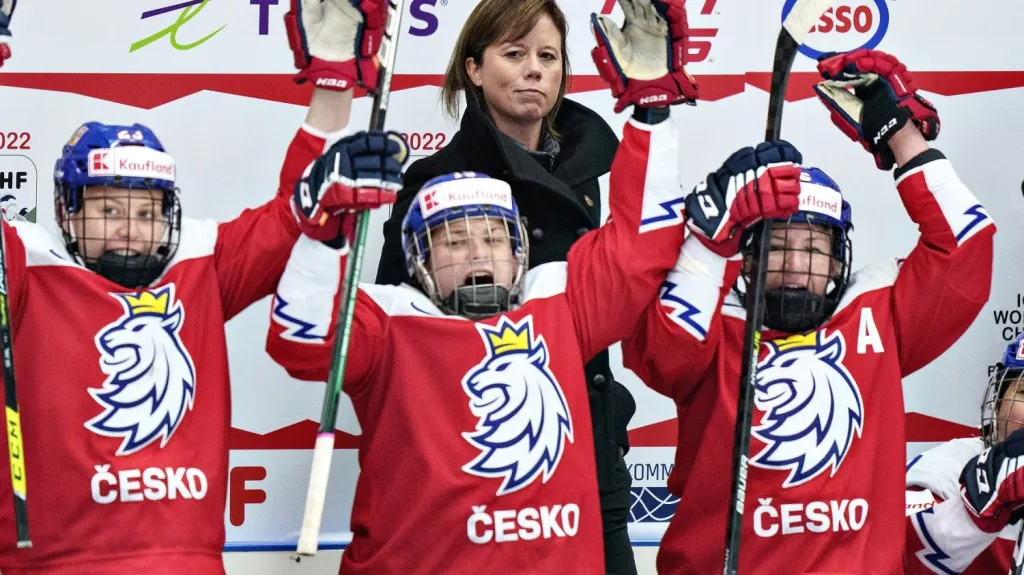 Radost českých hokejistek