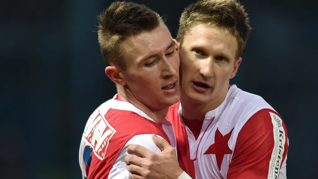 Slávisté Jaromír Zmrhal a Milan Škoda