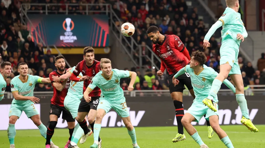 Utkání AC Milán – Slavia Praha