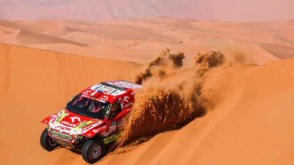 Martin Prokop v saúdskoarabských dunách