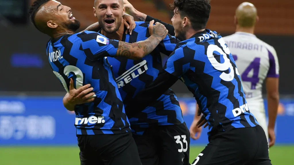 Slavící hráči Interu