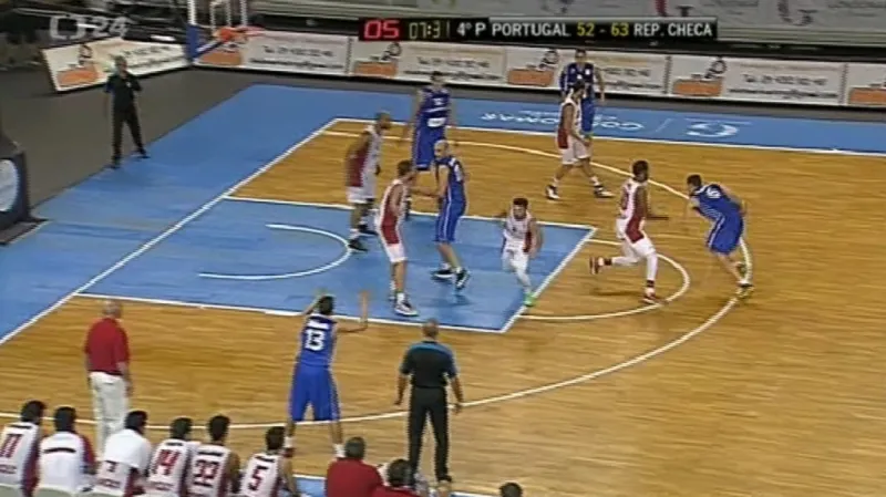 Sestřih basketbalového utkání Portugalsko - Česko