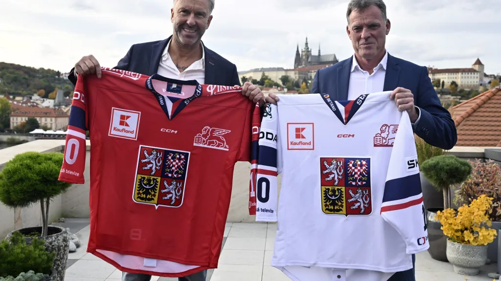 Prezentace nových dresů hokejové reprezentace