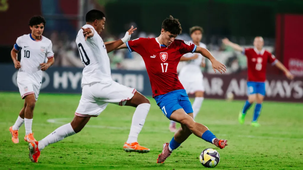 Utkání MS do 17 let Česko – USA