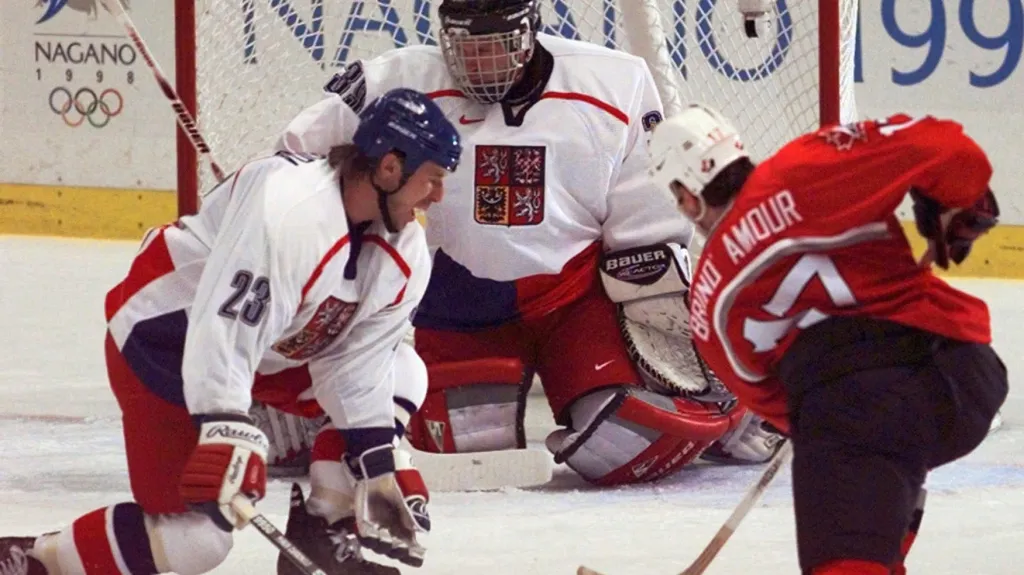 Dominik Hašek v Naganu