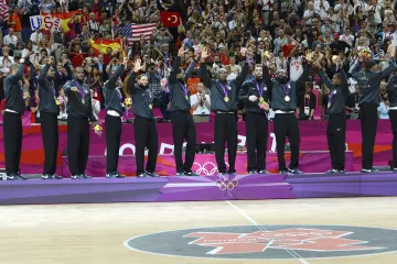 Basketbalisté USA slaví olympijské zlato