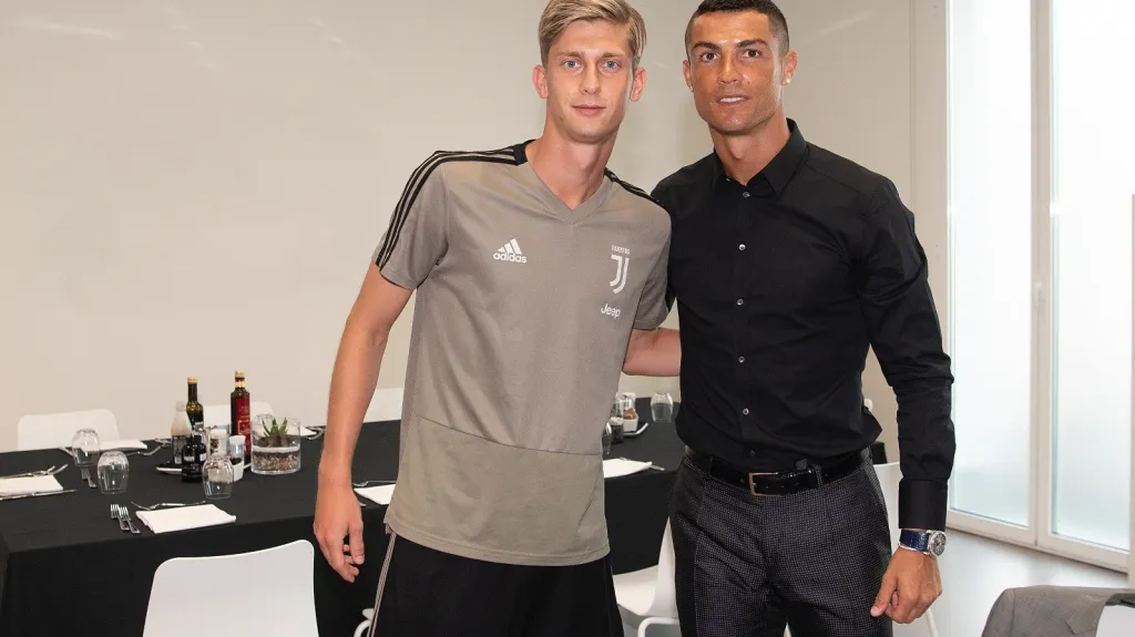 Roman Macek s Cristianem Ronaldem