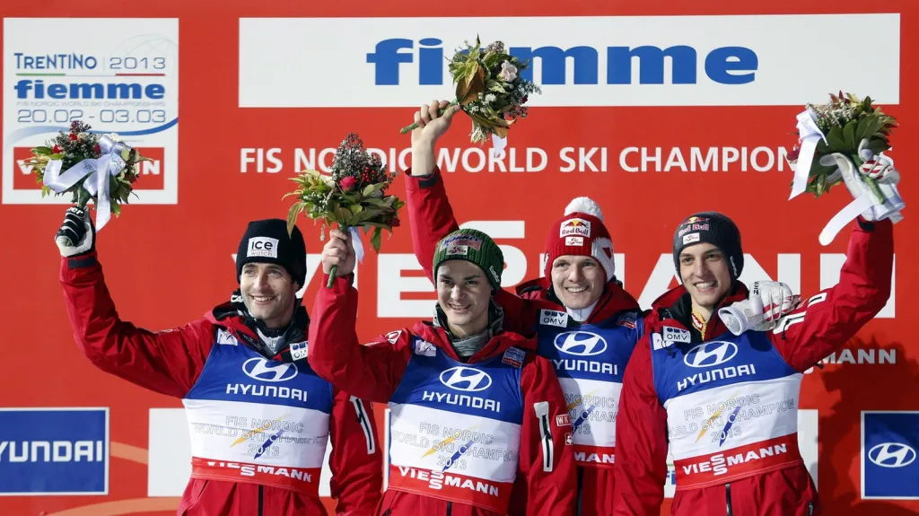 Rakouské družstvo skokanů