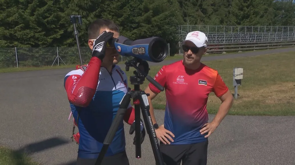 Matt Emmons s Michalem Krčmářem