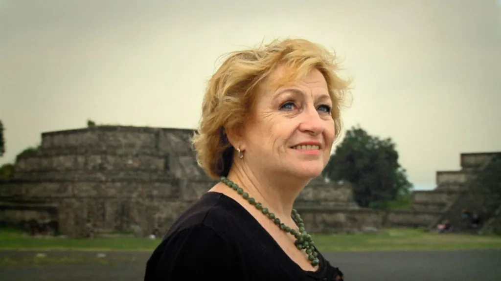 Věra Čáslavská opět v Mexiku / Věra 68