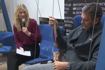 Basketbalová legenda Jon Koncak navštívil Sportfilm