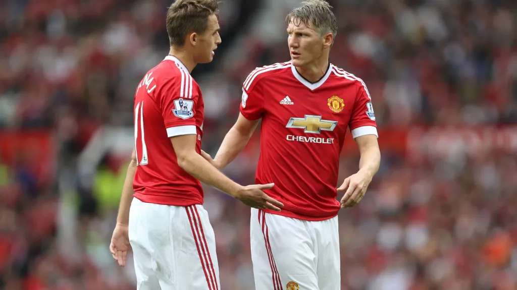 Bastian Schweinsteiger v dresu Manchesteru United