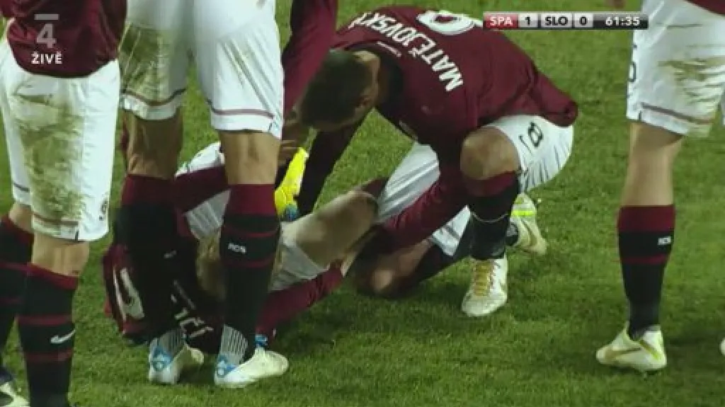 Zraněný Ladislav Krejčí