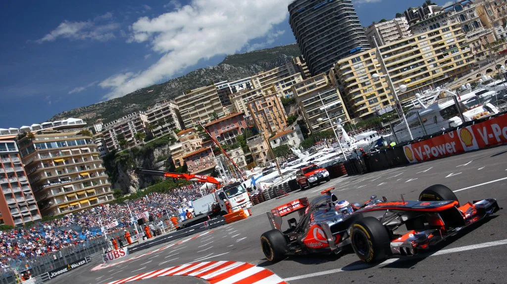 Jenson Button v Monaku