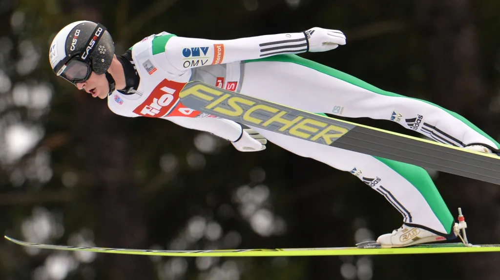 Roman Koudelka během závodu v Innsbrucku