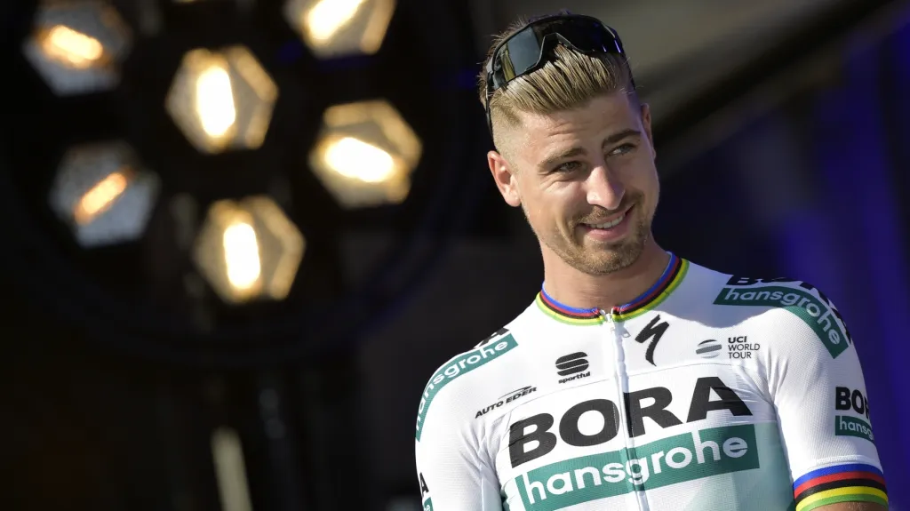 Peter Sagan během představení týmů před startem Tour de France