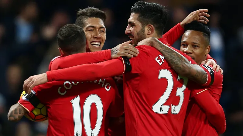 Radost fotbalistů Liverpoolu