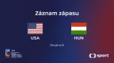 Záznam utkání USA – Maďarsko