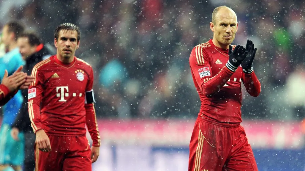 Arjen Robben a Philipp Lahm