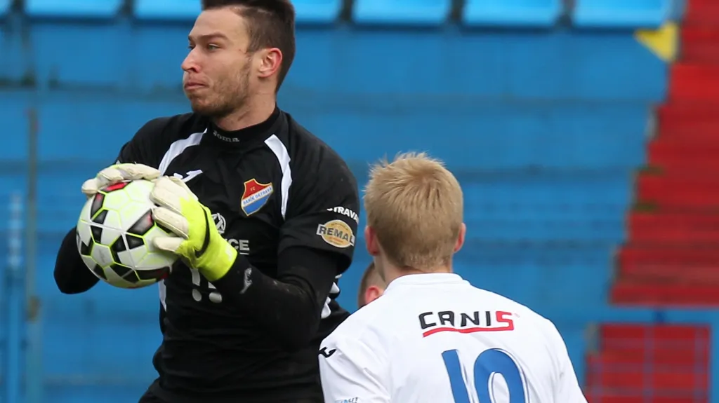 Jiří Pavlenka a Michal Frydrych v dresu Baníku